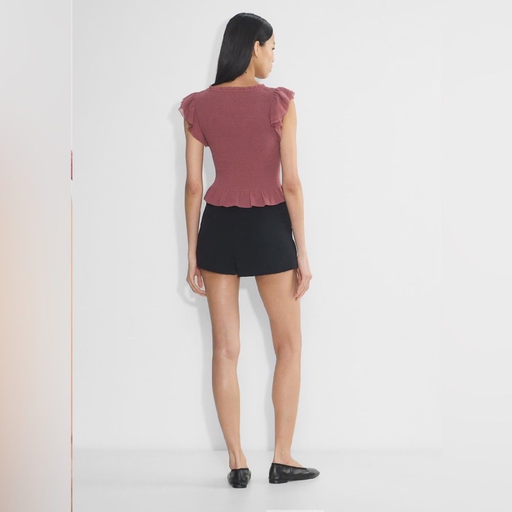 Aritzia Celia cropped square neck top - Picture 2 of 10